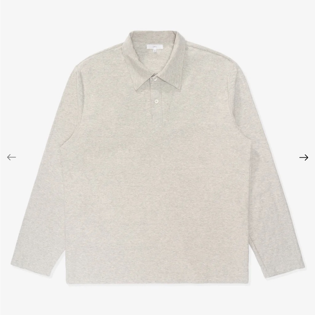 Lady White Gray Polo